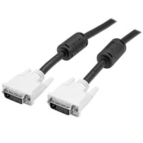 CABLE DE 7.6M DVI-D DE DOBLE ENLACE - CABLE DE VIDEO DIGITAL PARA MONITOR DVI-D MACHO A MACHO - NEGR [ DVIDDMM25 ][ CB-2432 ]