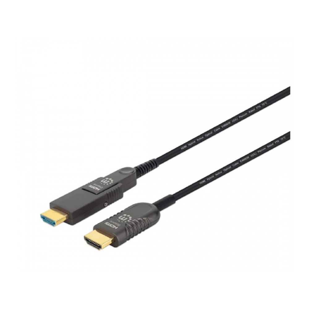 CABLE HDMI FIBRA OPTICA/MANHATTAN/355193/ M-M  4K@60HZ 30.0M CONECTOR HDMI DESMONTABLE [ 355193 ][ CB-2770 ]