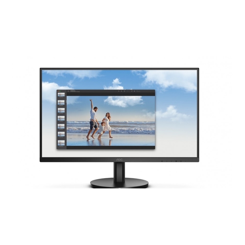 MONITOR LED AOC 22B3HM / COLOR NEGRO / PANEL VA  21.5 / HDMI Y VGA / ASPECTO 16:9 / TIEMPO DE RESPUE [ 22B3HM ][ MNL-2290 ]