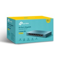 SWITCH | TP-LINK | LS108G | 8 PUERTOS RJ45 GIGABIT |  NO ADMINISTRABLE | CARCASA METALICA | PARA ESC [ LS108G ][ NIC-3225 ]