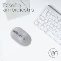 MOUSE TECHZONE TZMOUG204-INA INALAMBRICO ERGONOMICO NANO USB GRIS [ TZMOUG204-INA ][ MS-1448 ]