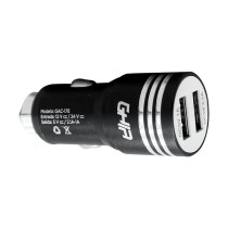 CARGADOR PARA AUTO GHIA 2 PUERTOS USB [ GAC-176 ][ AC-7348 ]