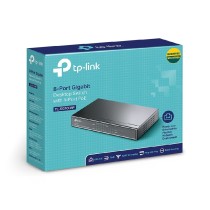 SWITCH | TP-LINK | TL-SG1008P | 8 PUERTOS RJ45 GIGABIT 10/100/1000 NO ADMINISTRABLE CON 4 PUERTOS PO [ TL-SG1008P ][ NIC-1495 ]