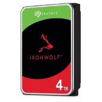 DISCO DURO INTERNO SEAGATE IRONWOLF 4TB 3.5 ESCRITORIO SATA3 6GB/S 256MB 5400RPM 24X7 HOT-PLUG NAS 1 [ ST4000VN006 ][ HD-2810 ]