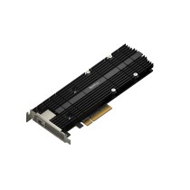 TARJETA SYNOLOGY PCIE 3.0 X8 1 PUERTO DE 10G BASE-T Y 2 RANURAS SSD NVME M.2 2280/22110, TODO EN UNO [ E10M20-T1 ][ AC-9479 ]