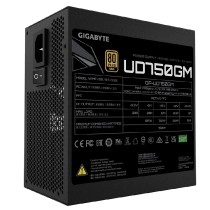 FUENTE DE PODER GIGABYTE 750/80 PLUS ORO /NEGRO/ATX/MODULAR [ GP-UD750GM-GUS ][ CSP-545 ]