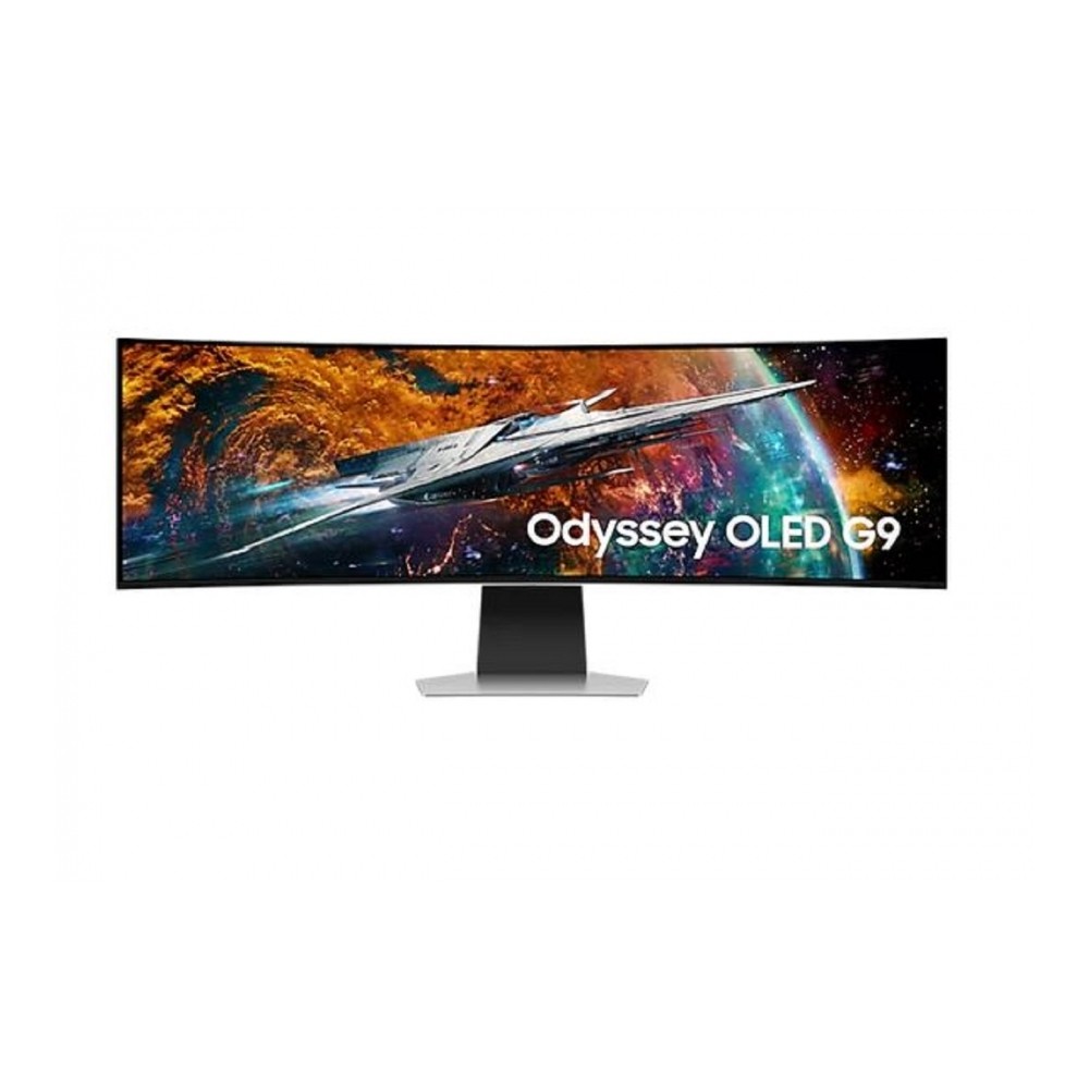 MONITOR LED SAMSUNG 49 WIDESCREEN WQHD 5120 X1440 ODYSSEY OLED G9 G95SC, BLANCO, 1 HDMI, 1 D. PORT,  [ LS49CG950SLXZX ][ MNL-2450 ]