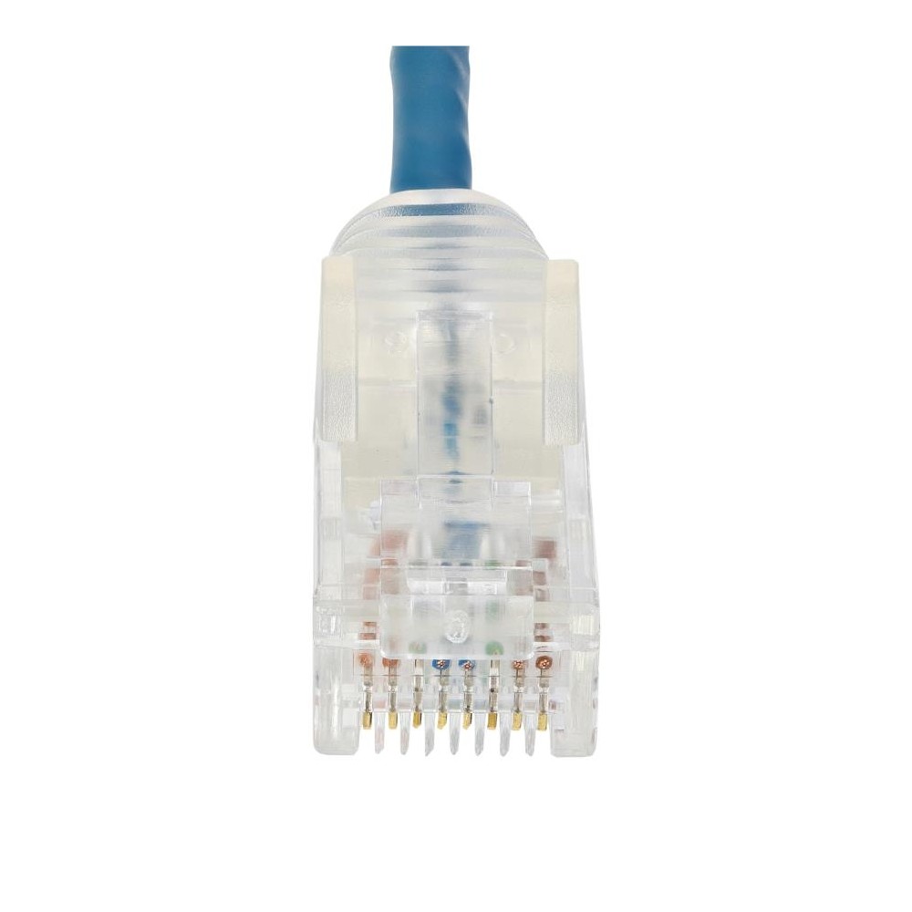 CABLE DE 30CM DE RED ETHERNET CAT6 DELGADO SIN ENGANCHES - CABLE DE RED SNAGLESS - AZUL - STARTECH.C [ N6PAT1BLS ][ CB-2483 ]