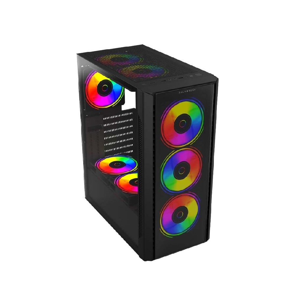 GABINETE GAMER BALAM RUSH DRAGONFLY CRYSTALGM745 / MEDIA TORRE / ATX, MICRO ATX, MINI ITX / VENTILAD [ BR-935968 ][ CS-860 ]