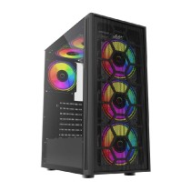 GABINETE BALAM RUSH DRAGONFLY MESH GM740 / MEDIA TORRE / ATX, MICRO ATX, MINI ITX / VENTILADOR RGB / [ BR-935982 ][ CS-861 ]