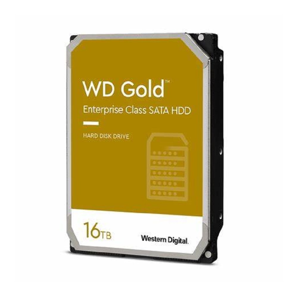 DISCO DURO INTERNO WD GOLD 16TB 3.5 ESCRITORIO SATA3 6GB/S 512MB 7200RPM 24X7 HOTPLUG NAS DVR NVR SE [ WD161KRYZ ][ HD-2519 ]