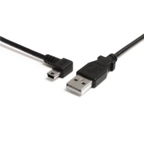 CABLE DE 91CM USB 2.0 ACODADO A LA IZQUIERDA MINI B - CABLE ADAPTADOR USB A A MINI B - CABLE CONVERT [ USB2HABM3LA ][ CB-2259 ]