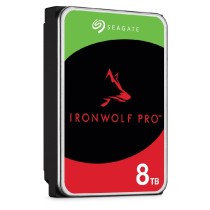 DISCO DURO INTERNO SEAGATE IRONWOLF PRO 8TB 3.5 ESCRITORIO SATA3 6GB/S 256MB 7200RPM 24X7 HOT-PLUG N [ ST8000NT001 ][ HD-3000 ]