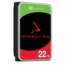 DISCO DURO INTERNO SEAGATE IRONWOLF PRO 22TB 3.5 ESCRITORIO SATA3 6GB/S 512MB 7200RPM 24X7 HOT-PLUG  [ ST22000NT001 ][ HD-2993 ]