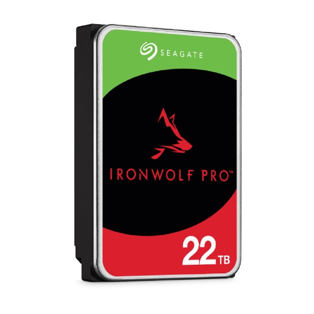 DISCO DURO INTERNO SEAGATE IRONWOLF PRO 22TB 3.5 ESCRITORIO SATA3 6GB/S 512MB 7200RPM 24X7 HOT-PLUG  [ ST22000NT001 ][ HD-2993 ]