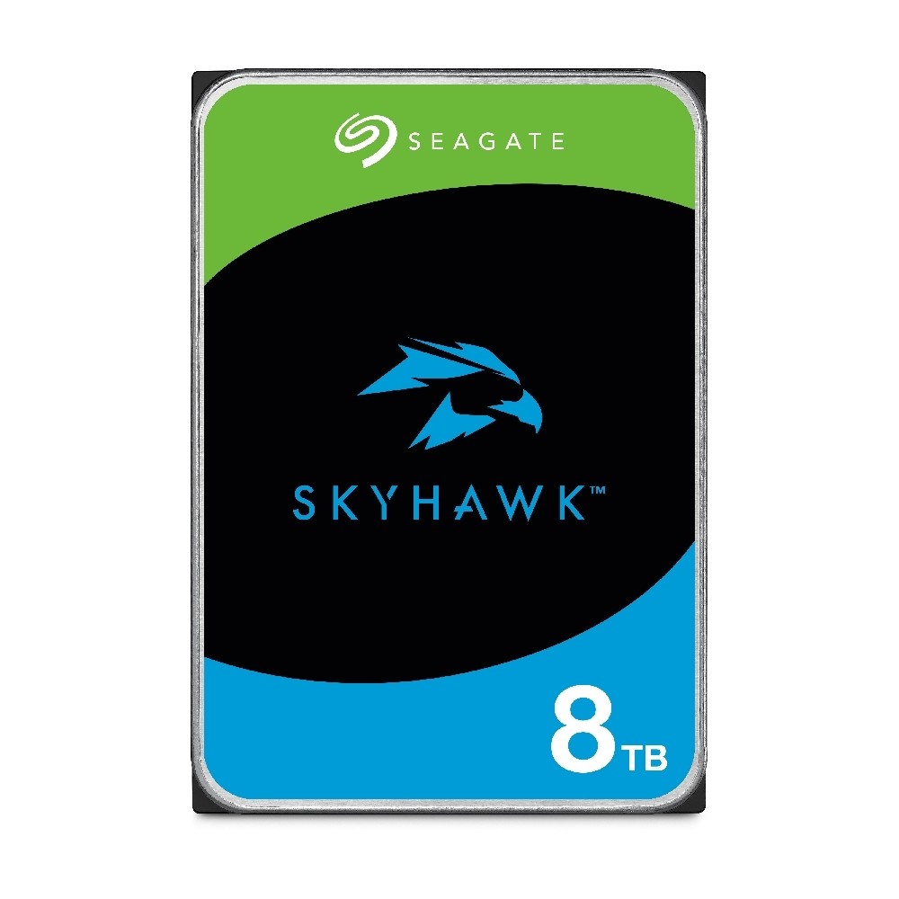 DISCO DURO INTERNO SEAGATE SKYHAWK 8TB 3.5 ESCRITORIO SATA3 6GB/S 256MB 5400RPM VIDEO VIGILANCIA 24X [ ST8000VX010 ][ HD-2864 ]