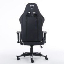 SILLA GAMER OCELOT/COLOR BLANCO CON NEGRO/DESCANSA BRAZOS AJUSTABLES/ RECLINABLE 90-155 GRADOS/ SOPO [ OSB-04 ][ AC-9997 ]