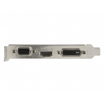 TARJETA DE VIDEO MSI NVIDIA GT710/PCIE X8 2.0/2GB DDR3/HDMI/VGA/DVI/1X VENTILADOR/BAJO PERFIL/GAMA B [ GT-710-2GD3-LP ][ VC-837 ]