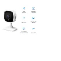 CAMARA IP TP-LINK TAPO C110 WIFI 3MP MICROSD 256GB VISION NOCTURNA AUDIO BIRIDECCIONAL [ TAPO-C110 ][ CV-1487 ]