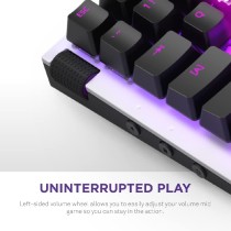 TECLADO NZXT MINI TKL/BLANCO/MECANICO/ALMBRICO/USB/INGLS/GAMER [ KB-175US-WR ][ KB-952 ]