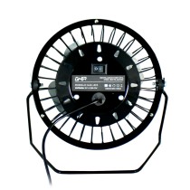 MINI VENTILADOR DE ESCRITORIO GHIA METALICO COLOR NEGRO ALIMENTACION USB [ GAC-205 ][ CF-230 ]