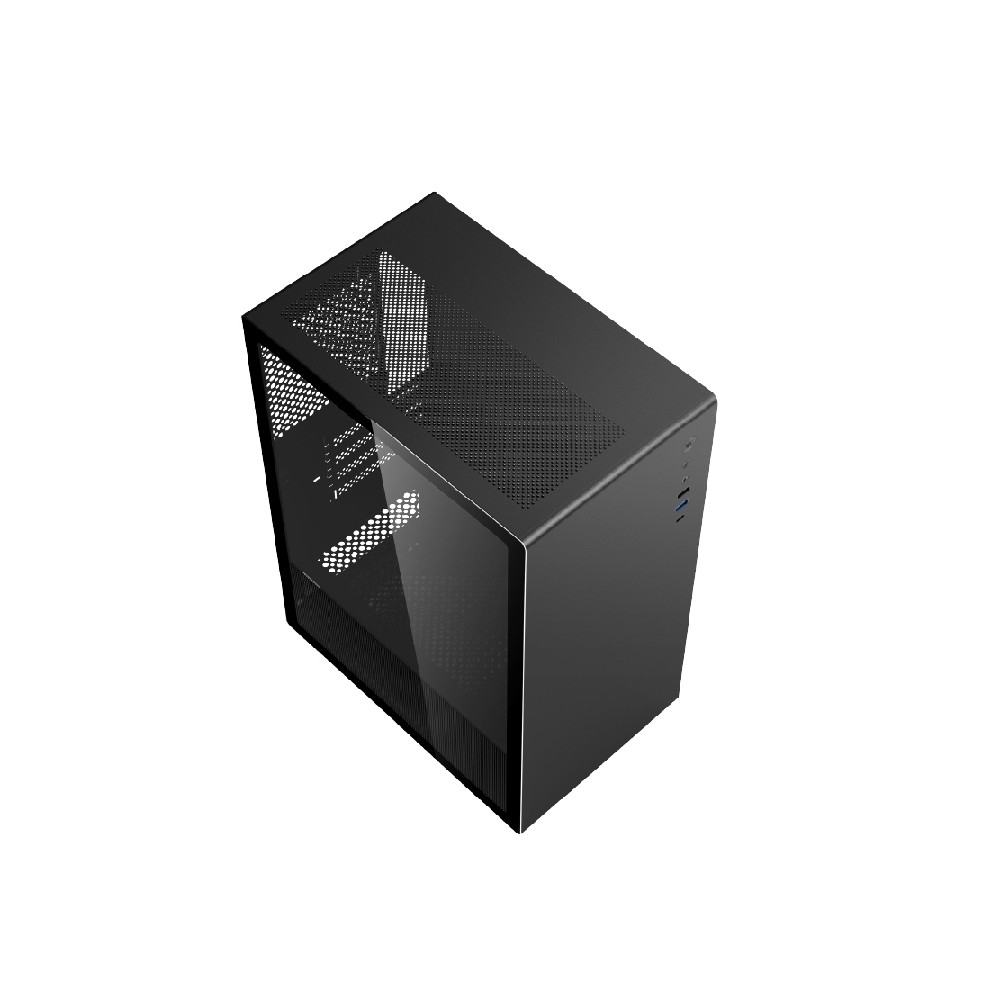 GABINETE ACTECK NEUSS PRO GI717/ MINI TORRE / MICRO ATX, ITX / PANEL CRISTAL TEMPLADO, METAL / 3 AÑ [ AC-935937 ][ CS-938 ]