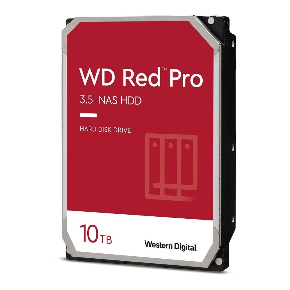 DISCO DURO INTERNO WD RED PRO 10TB 3.5 ESCRITORIO SATA3 6GB/S 256MB 7200RPM 24X7 HOTPLUG NAS 1-24 BA [ WD102KFBX ][ HD-2452 ]