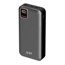 POWER BANK GHIA DE CARGA RAPIDA DE 20 000 MAH COLOR NEGRO [ GAC-242 ][ AC-11107 ]