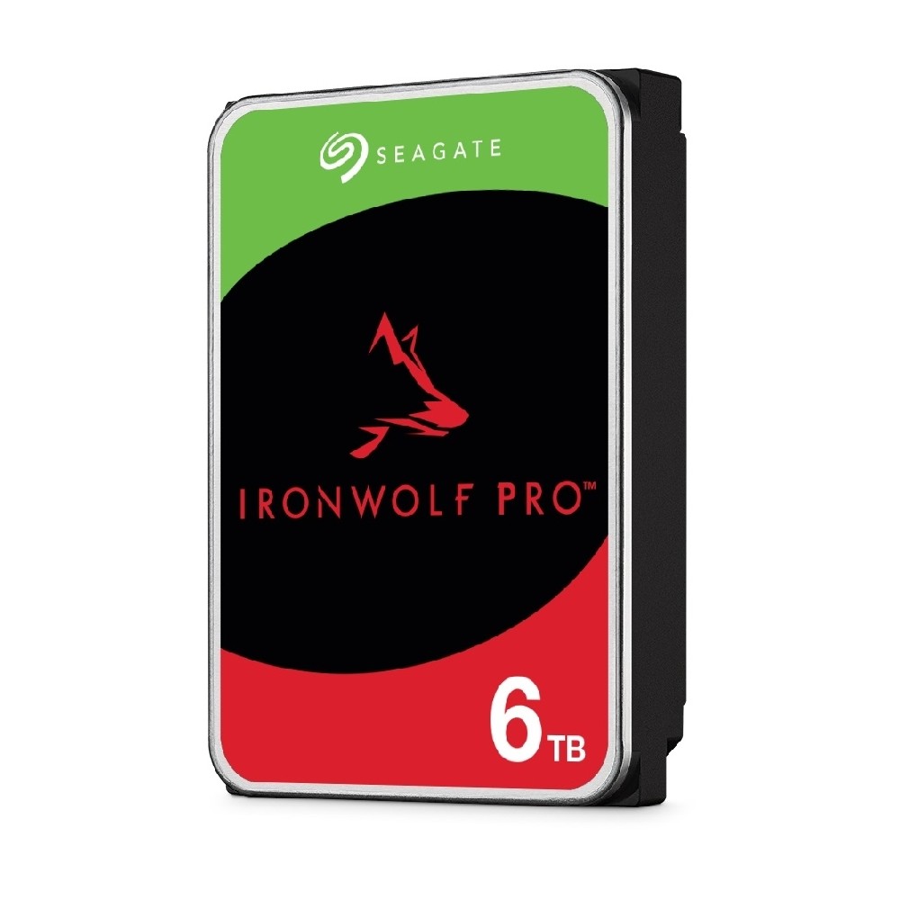 DISCO DURO INTERNO SEAGATE IRONWOLF PRO 6TB 3.5 ESCRITORIO SATA3 6GB/S 256MB 7200RPM 24X7 HOT-PLUG N [ ST6000NT001 ][ HD-2997 ]