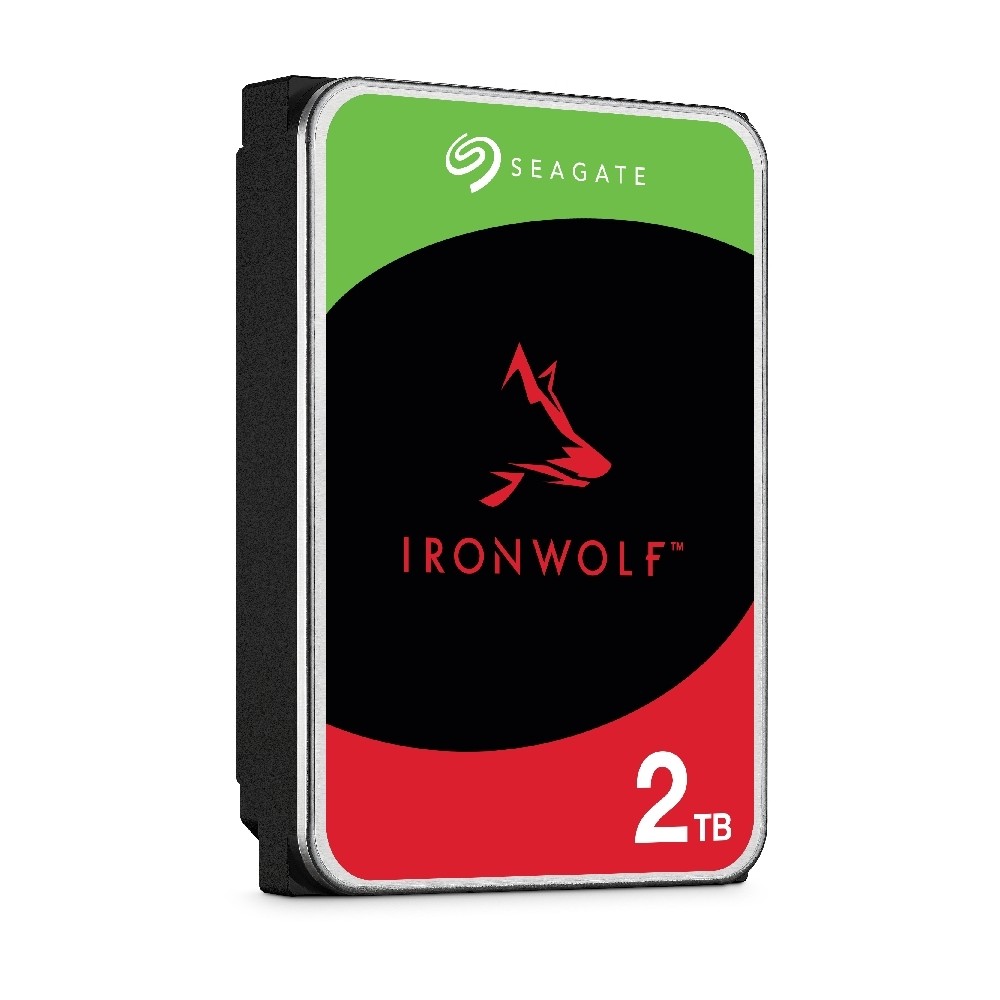 DISCO DURO INTERNO SEAGATE IRONWOLF 2TB 3.5 ESCRITORIO SATA3 6GB/S 256MB 5400RPM 24X7 HOT-PLUG NAS 1 [ ST2000VN003 ][ HD-2808 ]