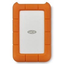 DISCO DURO EXTERNO LACIE RUGGED USB-C 5TB 2.5 PORTATIL USB 3.1 NARANJA-PLATA WINDOWS MAC CONTRAGOLPE [ STFR5000800 ][ HD-2675 ]