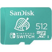 MEMORIA SANDISK MICRO SDXC 512GB NINTENDO SWITCH 100MB/S 4K U3 V30 [ SDSQXAO-512G-GNCZN ][ RAM-3907 ]