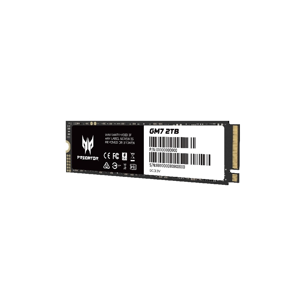 UNIDAD DE ESTADO SOLIDO SSD 2TB ACER PREDATOR GM7 M.2 2280 NVME PCIE 4.0 (BL.9BWWR.119) [ BL9BWWR119 ][ HD-2987 ]