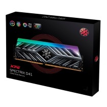 MEMORIA ADATA UDIMM DDR4 8GB PC4-25600 3200MHZ C16 1.35V XPG SPECTRIX D41 TUF RGB GRIS CON DISIPADOR [ AX4U32008G16A-ST41 ][ RAM-3621 ]