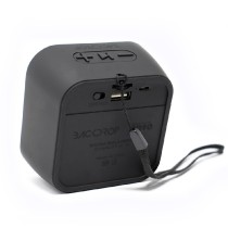 BOCINA BLUETOOTH BD90 BACKDROP NEGRA 3W SD CARD/MANOS LIBRES/BT/RADIO FM/USB [ BD90 ][ SPK-2355 ]