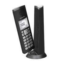 TELEFONO PANASONIC KX-TGK210B INALAMBRICO PAN LCD 1.5 BLANCO TECLADO ILUMINADO ALTAVOZ 50 NUMEROS EN [ KX-TGK210B ][ TEL-137 ]