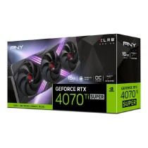 TARJETA DE VIDEO PNY NVIDIA GEFORCE RTX 4070 TI SUPER ARGB TRIPL FAN XLR8 OC /16GB GDDR6X/PCIE X16 4 [ VCG4070TS16TFXXPB1-O ][ VC-1160 ]