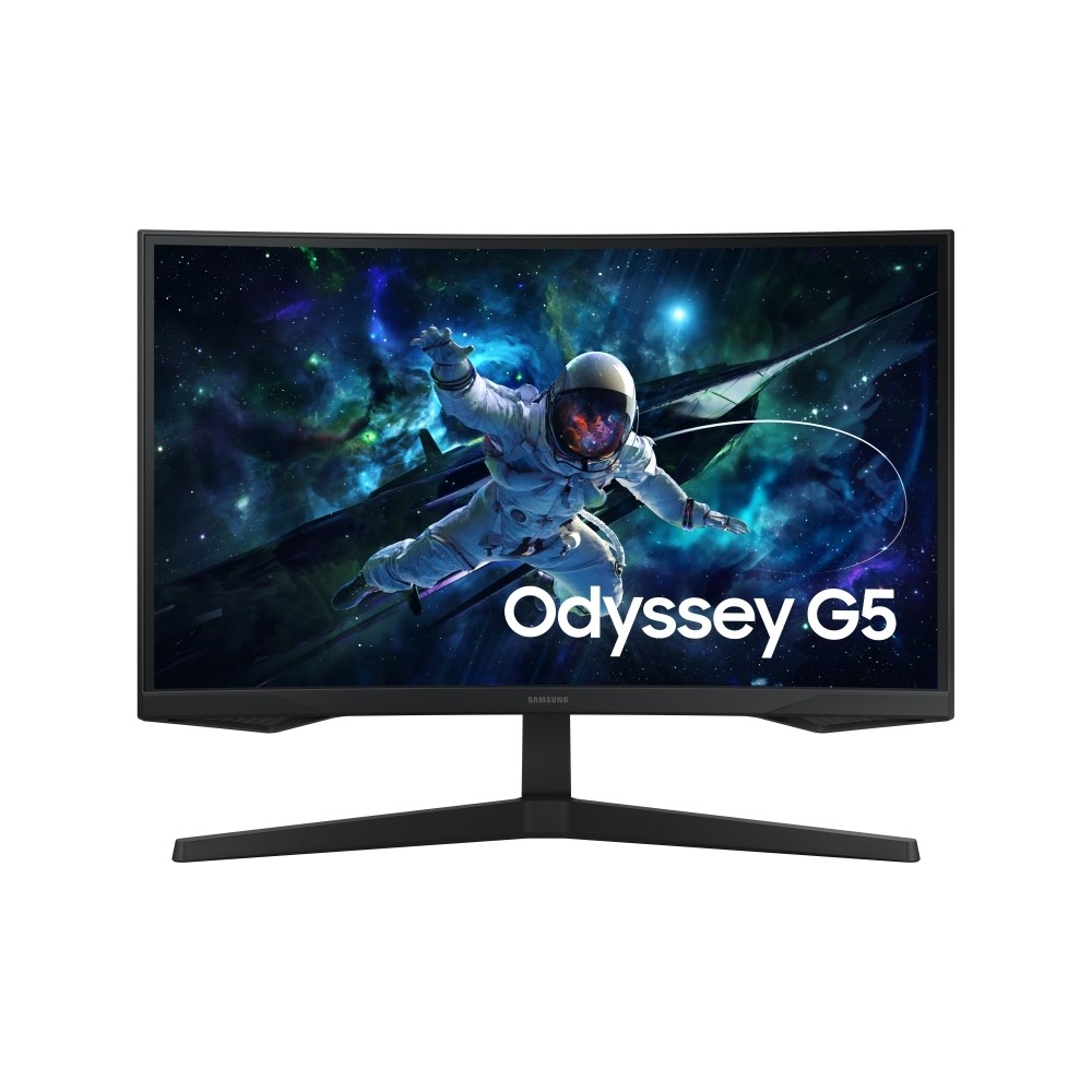 MONITOR LED SAMSUNG 27 PULGADAS WIDESCREEN, QHD (2.560 X 1.440) GAMER CURVE, COLOR NEGRO,16:9, 165 H [ LS27CG552ELXZX ][ MNL-2575 ]