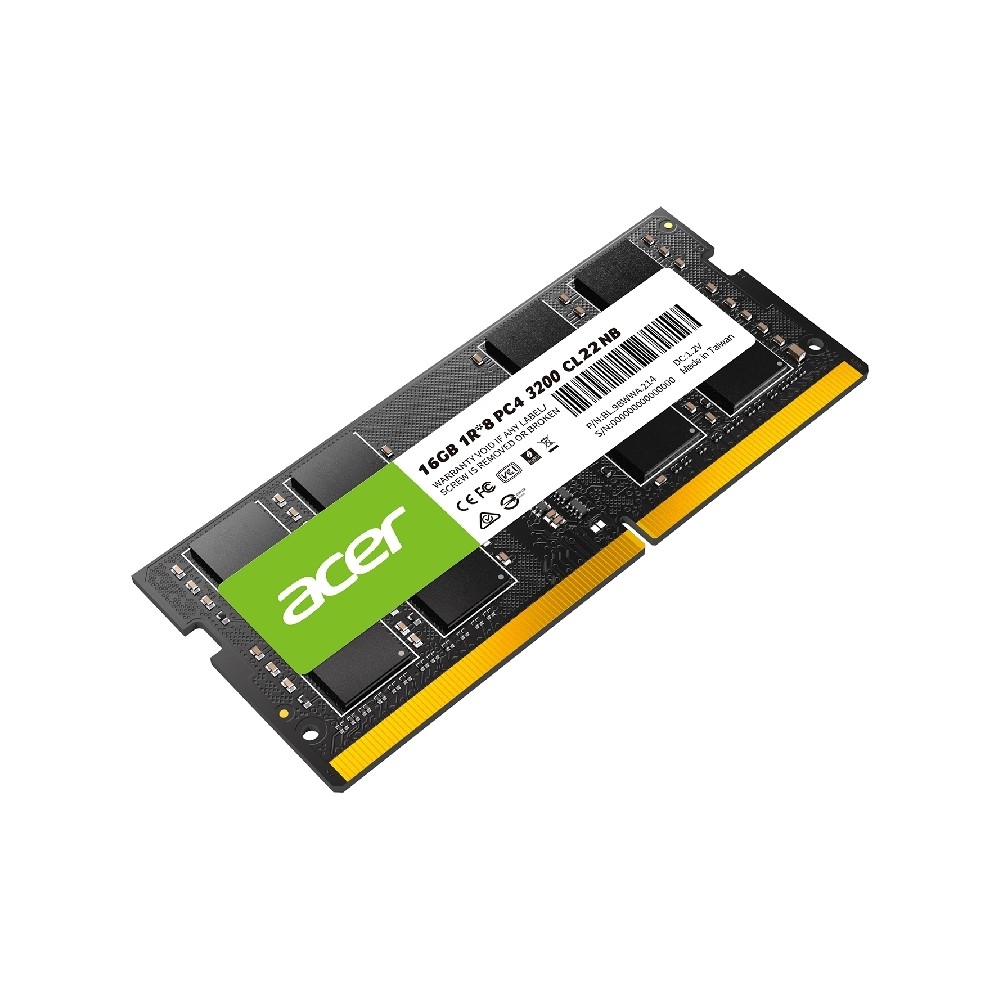 MEMORIA ACER SD100 SODIMM DDR4 16GB 3200MHZ CL22 (BL.9BWWA.214) [ BL9BWWA214 ][ RAM-3973 ]