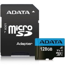 MEMORIA ADATA MICRO SDXC/SDHC UHS-I 128GB CLASE 10 A1 100MB/25MB SEG V10 C/ADAPTADOR [ AUSDX128GUICL10A1-RA1 ][ RAM-3040 ]