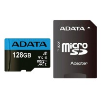 MEMORIA ADATA MICRO SDXC/SDHC UHS-I 128GB CLASE 10 A1 100MB/25MB SEG V10 C/ADAPTADOR [ AUSDX128GUICL10A1-RA1 ][ RAM-3040 ]