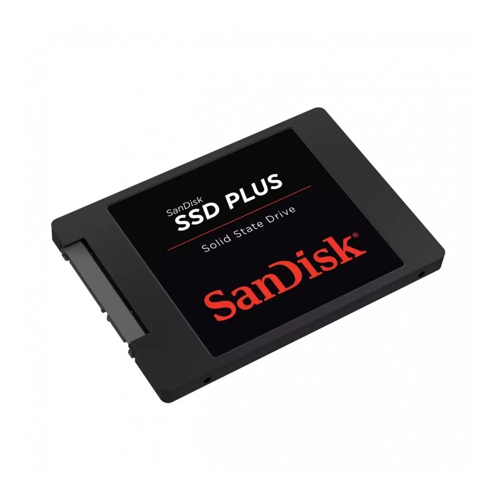 UNIDAD DE ESTADO SOLIDO SSD SANDISK PLUS 1TB 2.5 SATA3 7MM LECT.535/ESCR.350MBS [ SDSSDA-1T00-G27 ][ HD-2619 ]