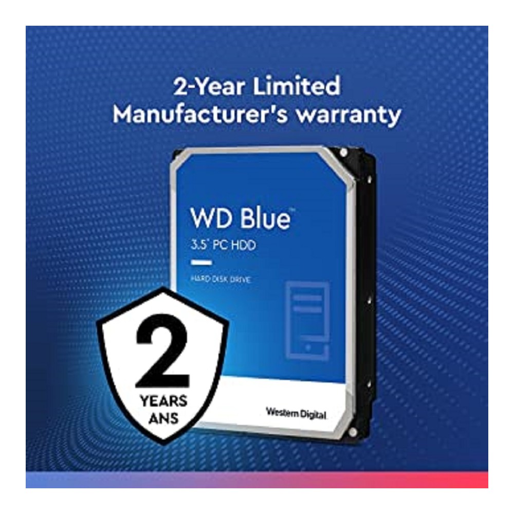 DISCO DURO INTERNO WD BLUE 4TB 3.5 ESCRITORIO SATA3 6GB/S 256MB 5400RPM WINDOWS [ WD40EZAX ][ HD-2845 ]