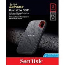 UNIDAD DE ESTADO SOLIDO SSD EXTERNO SANDISK EXTREME PORTABLE 2TB 2.5 USB 3.2 VELOCIDAD DE LECT. 1050 [ SDSSDE61-2T00-G25 ][ HD-2921 ]