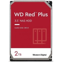 DISCO DURO INTERNO WD RED PLUS 2TB 3.5 ESCRITORIO SATA3 6GB/S 64MB 5400RPM 24X7 HOTPLUG NAS 1-8 BAHI [ WD20EFPX ][ HD-2941 ]