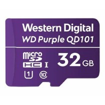 MEMORIA WD PURPLE SC QD101 MICRO SDHC 32GB VIDEOVIGILANCIA 24/7 CLASE 10 U1 LECT 50MB/S ESC 40MB/S ( [ WDD032G1P0C ][ RAM-3501 ]