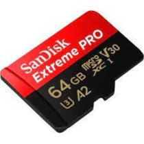 MEMORIA SANDISK MICRO SDXC 64GB EXTREME PRO 200MB/S 4K CLASE 10 A2 V30 C/ADAPTADOR (SDSQXCU-064G-GN6 [ SDSQXCU-064G-GN6MA ][ RAM-3869 ]