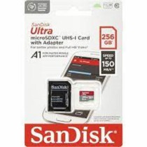 MEMORIA SANDISK MICRO SDXC 256GB ULTRA 150MB/S CLASE 10 C/ADAPTADOR (SDSQUAC-256G-GN6MA) [ SDSQUAC-256G-GN6MA ][ RAM-3904 ]