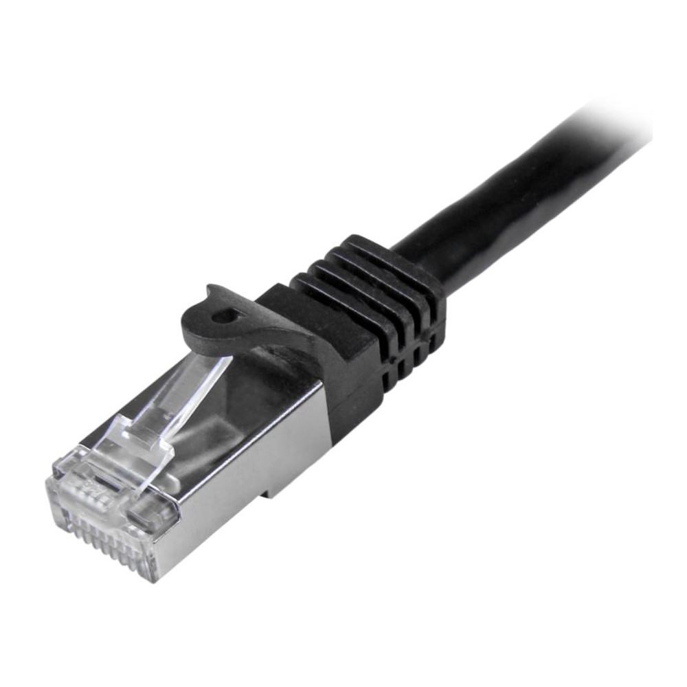 CABLE DE 2M DE RED CAT6 ETHERNET GIGABIT BLINDADO SFTP - NEGRO - STARTECH.COM MOD. N6SPAT2MBK [ N6SPAT2MBK ][ CB-2439 ]