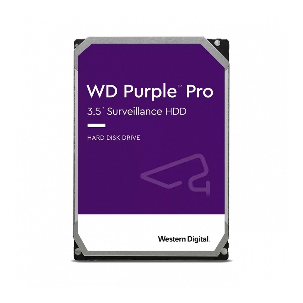 DISCO DURO INTERNO WD PURPLE PRO 12TB 3.5 ESCRITORIO SATA3 6GB/S 256MB 7200RPM 24X7 IA DVR NVR 1-16  [ WD121PURP ][ HD-2552 ]